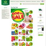 Countdown - One Day Sale - Eggs $3 (Save $1.65), Whole Chicken $9 (Save $5), $2KG Apples + More