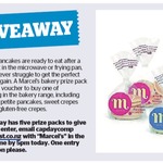 Win 1 of 5 Marcel's Prize Packs (Pancakes, Crepes etc.) from The Dominion Post