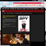 Win 1 of 10 Double Passes to Spy (Movie) from Flicks