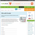 Win 1 of 5 Sculpt for Women Trial Packs (Valued at $99ea) from Healthy Food