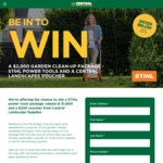[Auckland] Win a $2000 garden clean-up package (STIHL tools valued at $1800 & CL $200 voucher) @ Central Landscapes