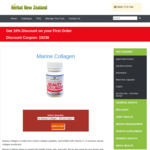 3 Bottles of Marine Collagen (60 Capsules Per Bottle; Support The Health of Hair, Skin) $73.50 Delivered @ Herbal New Zealand