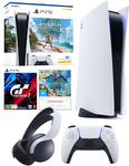 PS5 Disc Console, Horizon Forbidden West, GT7, Controller, Pulse 3D Headset $1198.00 + Shipping ($0 with Primate) @ Mighty Ape