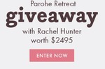 Win a spot on Rachel Hunter's Elements of Being Retreat on Kawau Island (March 16-19, worth $2495) @ Essano