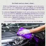 Win a Car Detailing Service (Worth $500) from BurgerFuel
