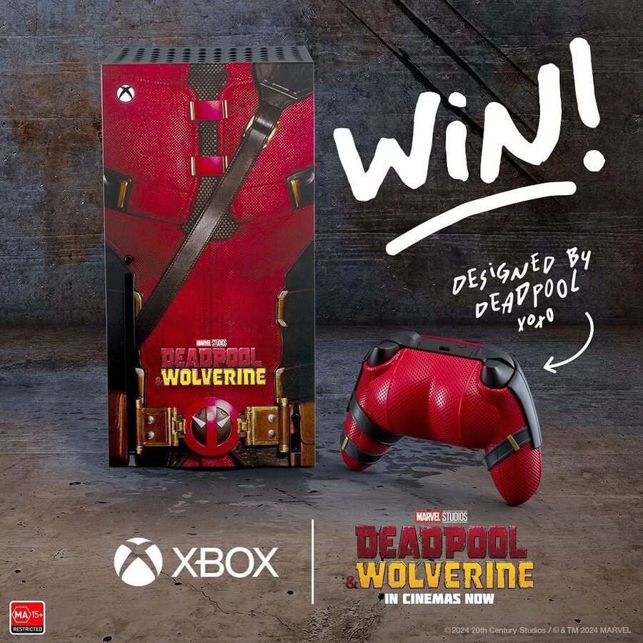 Win A Deadpool Wolverine Xbox Series X Console And Cheeky Controller