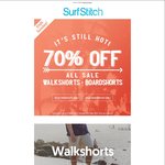 SurfStich 70% off Mens Sale Walkshorts and Boardshorts (AS Colour Chino Shorts $16, Quicksilver, O'Neil etc <$20) 