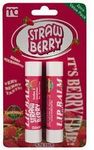 Lip Balm Strawberry 4.5g 2 Pack - $1 @ The Warehouse Delivered