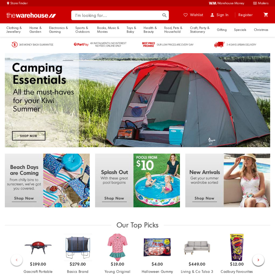 The Warehouse Free Shipping Code ChoiceCheapies