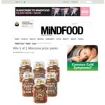 Win 1 of 2 Moccona Prize Packs with Mindfood, Worth $150 Each