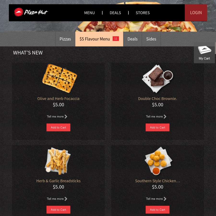 5 Large Pizzas Pizza Hut (6 to Choose From) ChoiceCheapies