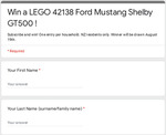Win a LEGO 42138 Ford Mustang Shelby GT500 @ Brick Store