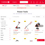 40% off Snapper Cordless Garden Tools: Mower Kit $89.40, Line Trimmer Kit $59.40, Mini Chainsaw Kit $89.40 @ The Warehouse