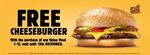 FREE Cheeseburger with The Purchase of Any Value Meal @ Burger King