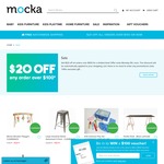 $20 off All Orders over $100 @ Mocka