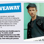 Win a Double Pass to Lord Echo from The Dominion Post (Wellington)