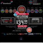 Free Lava Cake with Traditional/Chefs Best Pizza or 25% off Delivery @ Domino's