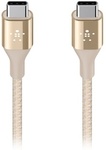Belkin MIXIT Duratek USB Type-C Cable (Gold) $3.95 + shipping or Pickup @ RubberMonkey