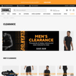 Half Price Clothing (Clearance) @ Rebel Sport