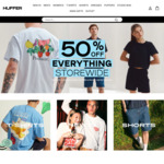 50% off Everything (Excludes Sale Items) @ Huffer (Instore & Online)