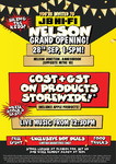 Nelson Grand Opening: Cost + GST Storewide (Exclusions Apply) @ JB Hi-Fi