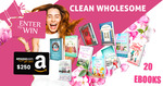 Win 20 eBooks and a $250 Amazon Gift Card (Clean and Wholesome Giveaway) from Book Throne