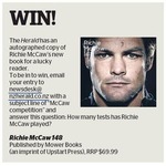 Win an Autographed Copy of Richie Mccaw 148 Book from The NZ Herald