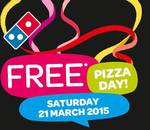 Free Large Pizza @ Domino's Johnsonville (Sat 21/3 1pm-3pm)