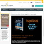 Win 1 of 20 Limited Edition Advance Copies of the book 'Dark Sacred Night' by Michael Connelly from Allen & Unwin