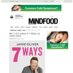 Win 1 of 5 copies of 7 Ways by Jamie Oliver via Mindfood, Worth $60 Each
