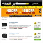 HP 15.6" Notebook Bag $21 @ Dick Smith - 30% off Selected Notebook Cases and Bags