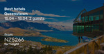 Queenstown for Easter: 3 Nights at The Sherwood $441 (31% off), Ramada Suites $350 (22% off) and Many Others @ Beat That Flight