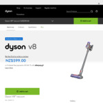Dyson V8 Exclusive Edition Cordless Vacuum (2022) (+ Bonus $79 Accessories Pack) $599 Shipped @ Dyson NZ