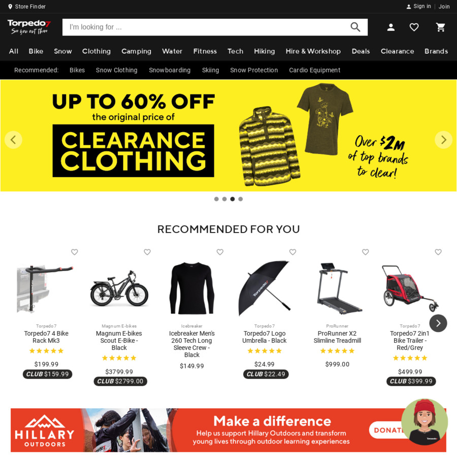 Synergy NZ Discount Code (Some Exclusions apply) Torpedo7