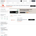 DoorDash: Spend $1 Get $6 Cashback ($5 Bonus + $1 Cashback, Limited to First 200 Users) @ ShopBack NZ App