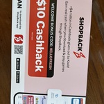 $10 Sign Up Bonus @ ShopBack