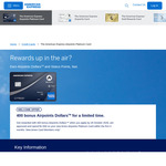 Airpoints Platinum Card - Spend $1,500 in First 3 Months, Receive 400 Airpoints (New Card Members Only) @ American Express