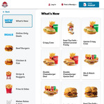 2x Crispy Chicken Burgers + Value Drink & Fries (Crispy Crew) $9.90 @ Wendy's