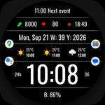 [Android, WearOS] Digital Watch Face - DA138 $0.40 (Was $1.99) @ Google Play