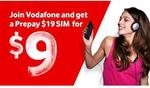 Vodafone Prepay Carry over 19 Combo (with 1GB Data) $9 @ PB Tech