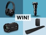 Win Panasonic Noise Cancelling Headphones, 3-Blade Rechargeable Shaver, 4K Ultra HD Camcorder or 3.1-Channel Soundbar