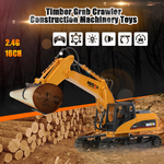 HUI NA TOYS NO.1570 Excavator Timber Grab Crawler Truck 2.4g 16CH RC Toys $49.99 USD (~ $69 NZD) + Free Shipping @ RCMoment