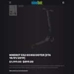 Ninebot ES2 by Sagway KickScooter E-Scooter $899  + Free Shipping @ Ninebot