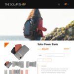 Solar Power Bank $56 (Was $70) @ The Solar Shop