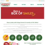 Krispy Kreme Free Dozen Donuts (For Customers Born between 13 March and 13 July)