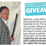 Win a Double Pass to "Death Trap" (Play) from The Dominion Post [Wellington]