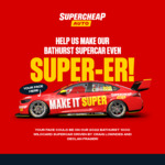 Win Your Face Printed on The 2022 Bathurst Supercar @ Supercheap Auto (SCA Membership Required)