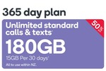 50% off Kogan Mobile 365 Day SIM Plans (Small $80, Medium $125, Large $165) @ Kogan Mobile