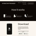 Free $5 Credit with Registration @ Double Shot Rewards App (Auckland)