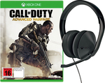 Xbox One - Call of Duty Advanced Warefare + Stereo Headset $98